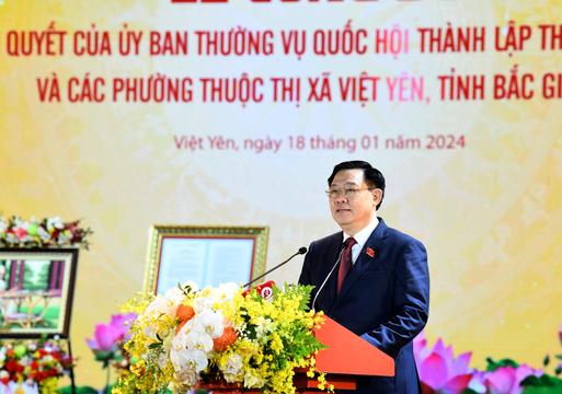 Xây dựng thị xã Việt Yên ngày càng “yên bình, an vui và phát triển”