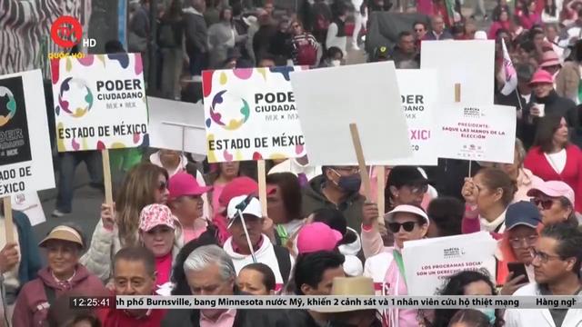 Mexico tuần hành trước thềm tổng tuyển cử quốc gia