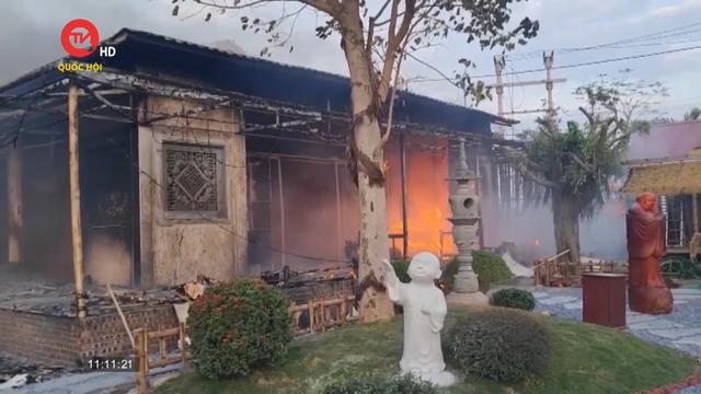 Vụ hỏa hoạn ở chùa Phật Quang do chập điện
