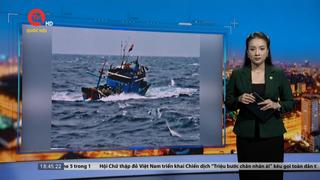 Lốc xoáy đánh chìm tàu cá tại vùng biển Quảng Ninh, 4 người mất tích
