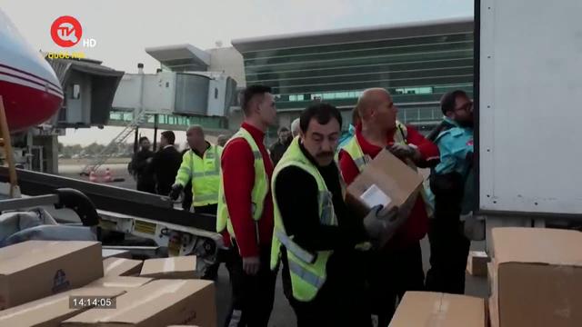 Thổ Nhĩ Kỳ gửi máy bay viện trợ nhân đạo đến Gaza