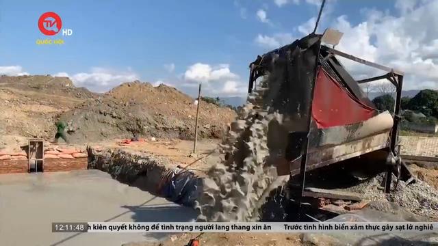 Điện Biên: Ngăn chặn khai thác cát trái phép