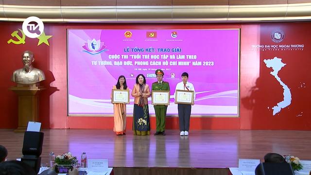 90 thí sinh được trao giải học tập và làm theo tư tưởng Hồ Chí Minh