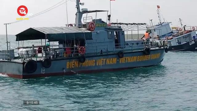 Đang cứu hộ tàu chở 3.000 tấn xi măng chìm ở Cù Lao Chàm
