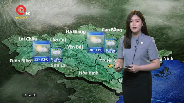 Thời tiết 29/7: Bắc Bộ mưa dông nhiều nơi