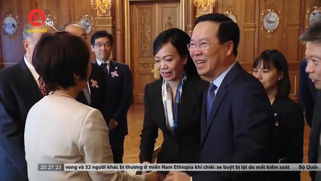 Chủ tịch Nước gặp gỡ các gia đình homestay Nhật Bản