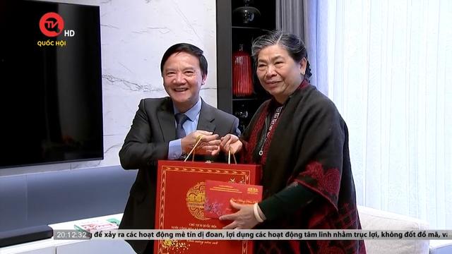 Phó chủ tịch Quốc hội Nguyễn Khắc Định chúc tết nguyên Lãnh đạo Quốc hội 