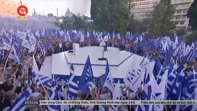 Đảng của Thủ tướng Mitsotakis giành chiến thắng trong cuộc bầu cử quốc hội Hy Lạp 