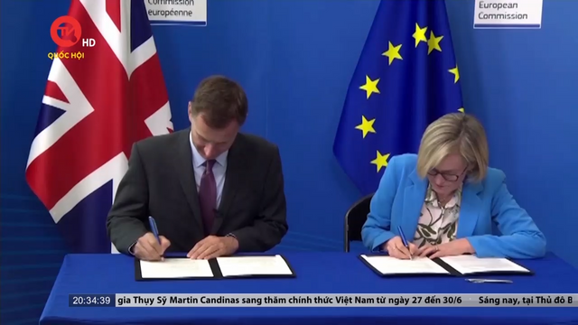 Thỏa thuận hợp tác dịch vụ tài chính giữa EU và Anh 