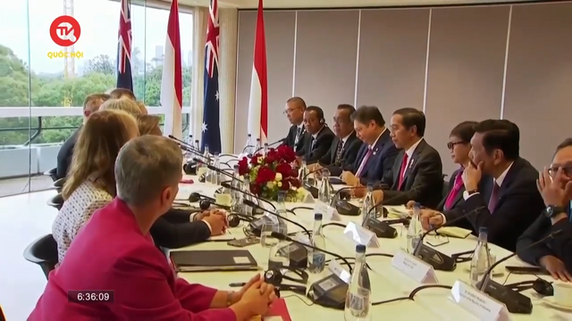 Tổng thống Indonesia hội đàm với Thủ tướng Australia tại Sydney