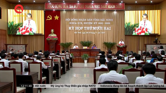 Khai mạc kỳ họp thứ 12 Hội đồng nhân dân tỉnh Bắc Ninh 