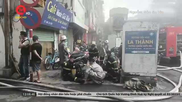 Hà Nội: Cháy lớn tại căn nhà 4 tầng, 3 người tử vong