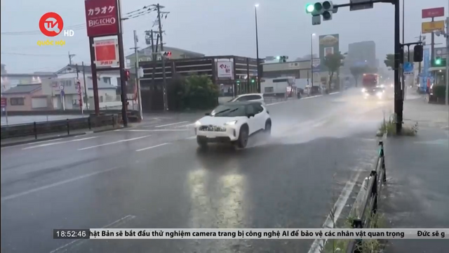 Lũ lụt hoành hành tại miền nam Nhật Bản, cảnh báo nguy hiểm vẫn tiếp diễn