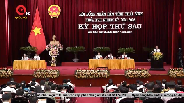 Kỳ họp thứ 6 HĐND tỉnh Thái Bình: Giữ vững đà tăng trưởng