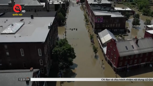 Tổng thống Mỹ ban bố tình trạng khẩn cấp do lũ lụt tại bang Vermont 