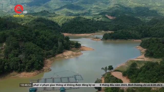 Các hồ chứa ở Điện Biên vẫn đang trong tình trạng thiếu nước 
