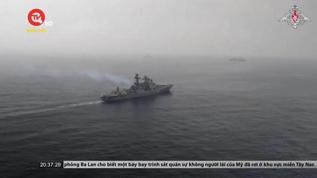 Nga - Trung Quốc tập trận chung trên biển 