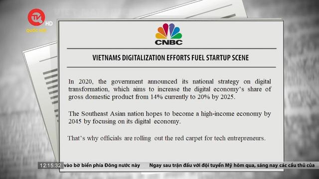 Việt Nam điểm báo: Việt Nam tạo điều kiện cho lĩnh vực công nghệ khởi nghiệp
