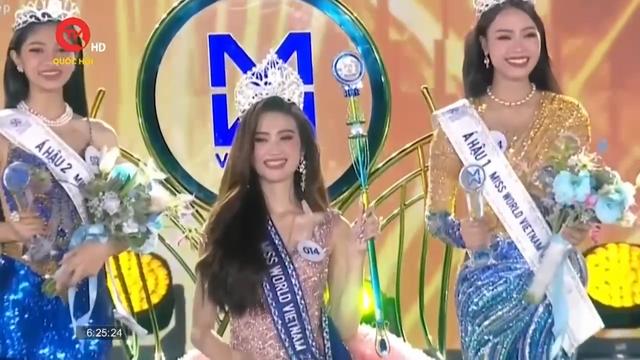 Huỳnh Trần Ý Nhi đăng quang Miss World Việt Nam 2023