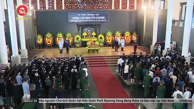 Lễ tang nguyên Phó Thủ tướng Nguyễn Khánh