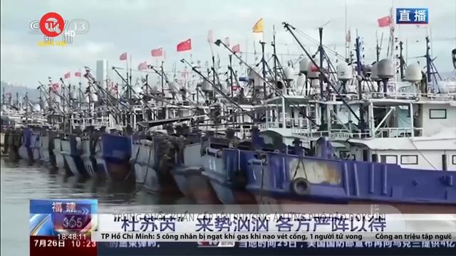 Trung Quốc khẩn cấp lên phương án ứng phó bão Doksuri