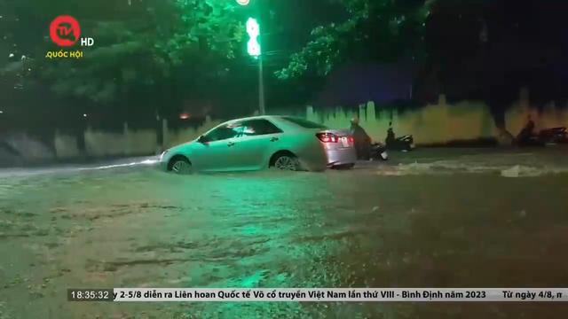 Cụm tin mưa lũ: Mưa lớn kéo dài gây ngập úng cục bộ tại Điện Biên