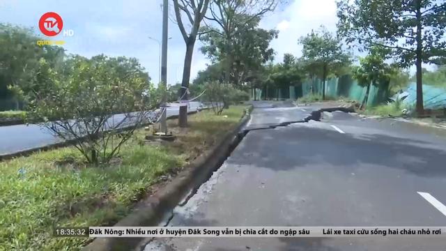 Các vết nứt vẫn xuất hiện nhiều nơi ở Đắk Nông 