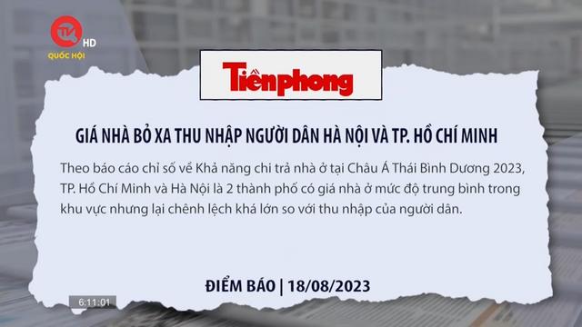 Điểm báo: Giá nhà bỏ xa thu nhập người dân Hà Nội và TP Hồ Chí Minh