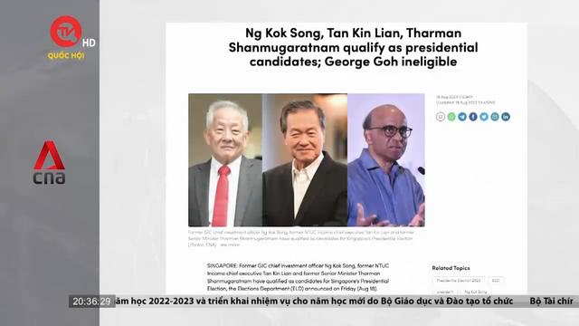 Lộ diện các ứng viên Tổng thống Singapore