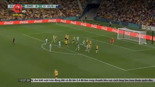 Vượt mặt chủ nhà Australia, Thụy Điển đứng thứ 3 World Cup 