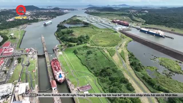 Kênh đào Panama hạn chế tàu thuyền qua lại do hạn hán trong 1 năm tới