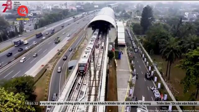 Indonesia vận hành hệ thống giao thông đường sắt hạng nhẹ 