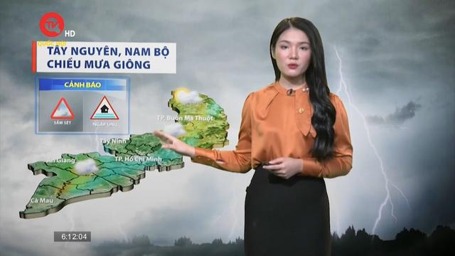 Dự báo thời tiết 31/8: Bắc Bộ nắng nóng, Tây Nguyên, Nam Bộ mưa chiều tối