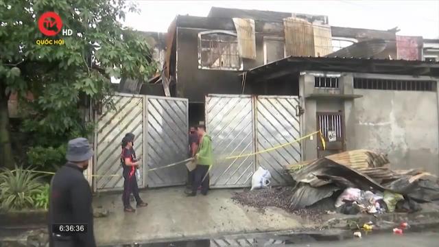 16 người thiệt mạng trong vụ hỏa hoạn ở Philippines