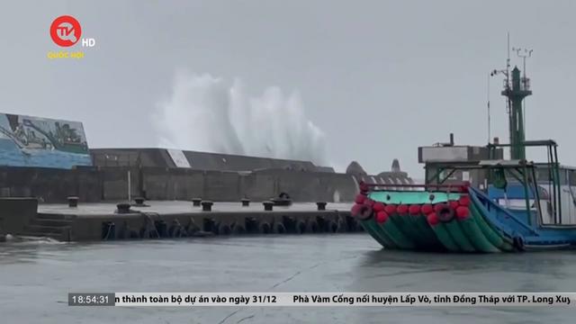 Bão Haikui đổ bộ Đài Loan, gần 3.000 người sơ tán