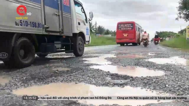 Cà Mau: Quốc lộ biến thành "bẫy" tai nạn 
