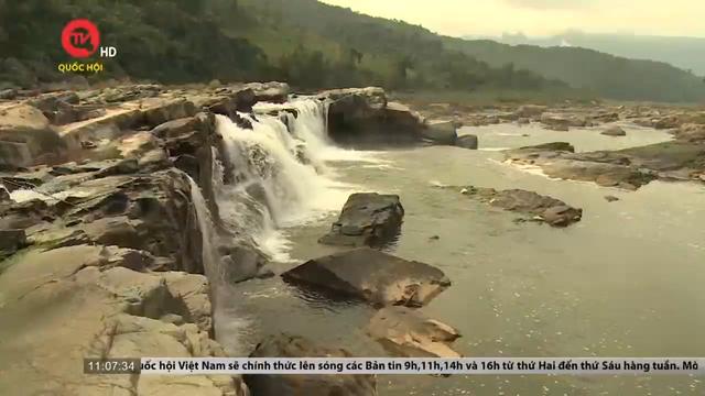 Sông Sê Pôn nguy cơ sạt lở cao trong mùa mưa bão 