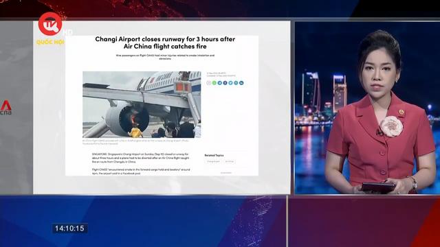 Máy bay của hãng hàng không Trung Quốc phải hạ cánh khẩn vì cháy động cơ giữa trời