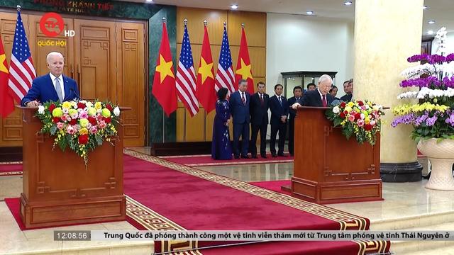 Việt Nam - Hoa Kỳ nâng tầm quan hệ đối tác chiến lược toàn diện 