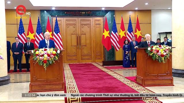 Việt Nam - Hoa Kỳ nâng tầm quan hệ đối tác chiến lược toàn diện vì hòa bình, hợp tác, phát triển bền vững