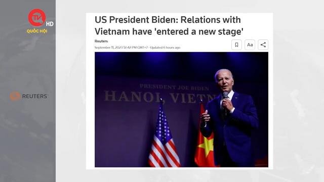 Báo chí quốc tế đề cao chuyến thăm Việt Nam của Tổng thống Hoa Kỳ Joe Biden