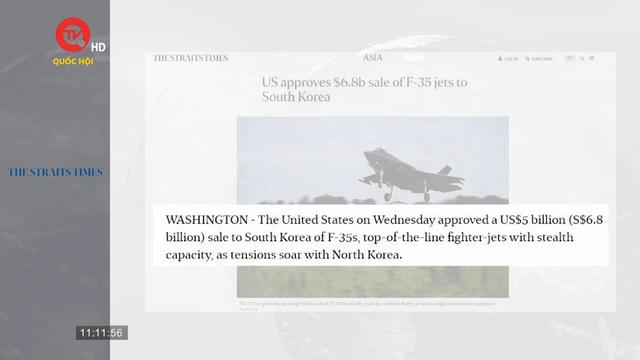 Mỹ phê duyệt thương vụ bán F-35 cho Hàn Quốc