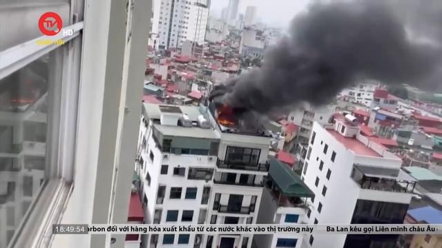 Hà Nội: Xử phạt 12.5 triệu đồng vụ cháy tại Vũ Trọng Phụng