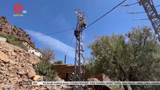 Khôi phục điện tại ngôi làng bị động đất ở Morocco 