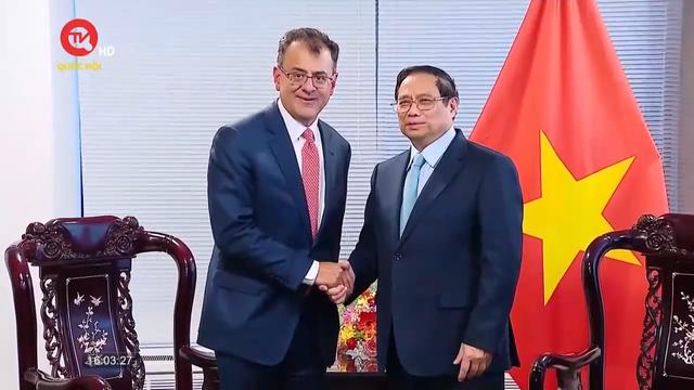 Thủ tướng Phạm Minh Chính tiếp các doanh nghiệp hàng đầu Hoa Kỳ