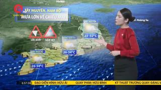 Dự báo thời tiết: Bắc Bộ, Trung Bộ ngày nắng, chiều tối mưa dông