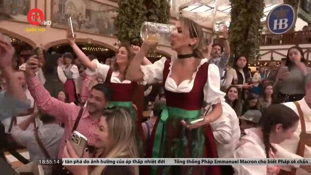 Sôi động lễ hội bia Oktoberfest tại Đức