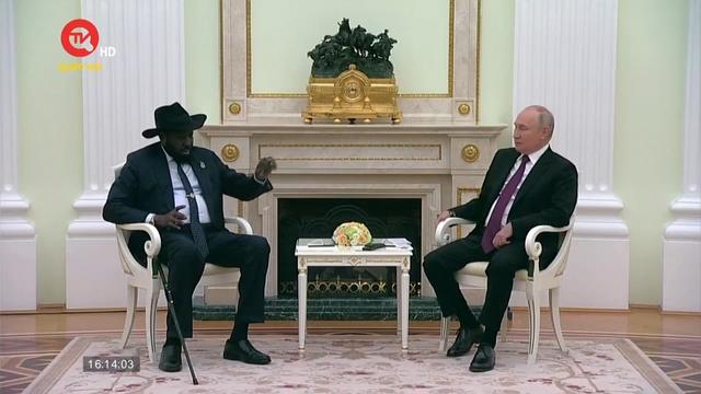 Tổng thống Nga hội đàm Tổng thống Nam Sudan tại Moscow