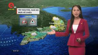 Dự báo thời tiết 2/10: Bắc Bộ nắng ráo, Tây Nguyên và Nam Bộ mưa về chiều