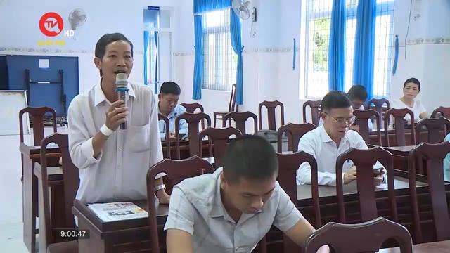 Đại biểu Quốc hội tỉnh Bình Định tiếp xúc cử tri huyện Tuy Phước 